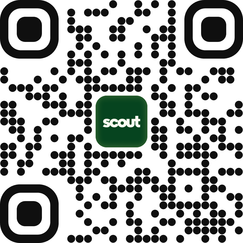 Scan to download the Scout app